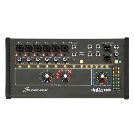 Studiomaster DigiLive 08C 8-Channel Digital mixer