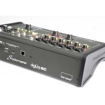 Studiomaster DigiLive 08C 8-Channel Digital mixer