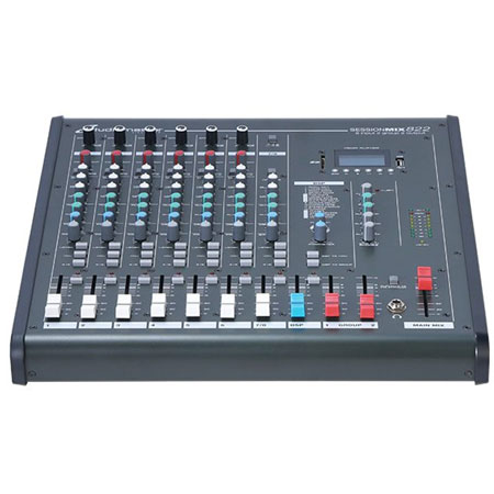 Studiomaster SessionMix 822 6 x mic + 2 stereo line input mixer