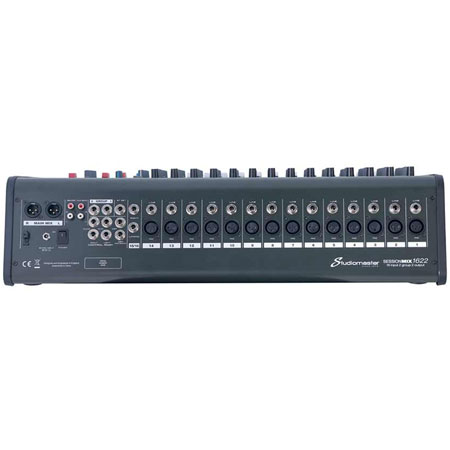 Studiomaster SessionMix 1222 10 x mic + 2 stereo line input mixer