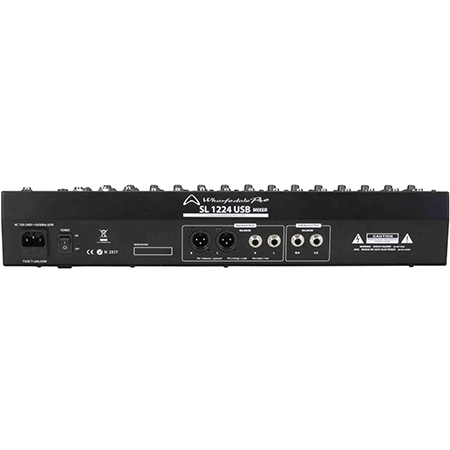 Wharfedale SL-1224 USB USB Studio/Live Mixer 12 mono+2 stereo in