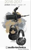 Katalog Audio-Technica proizvoda za 2017